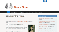 Desktop Screenshot of dancegumbo.com